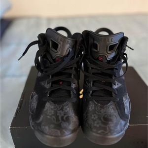 jordan 6 black out size 8m/9.5w